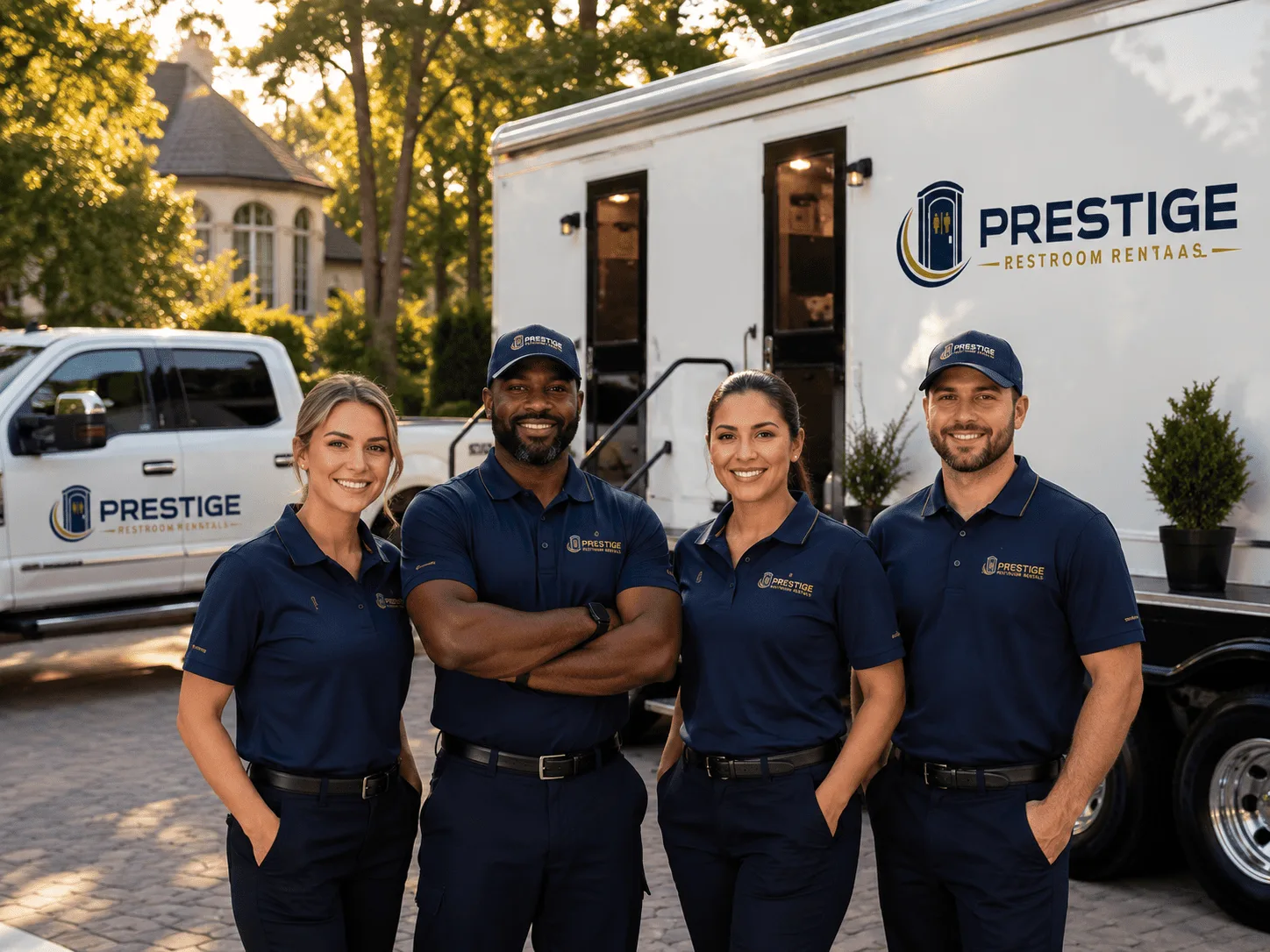 Trusted Luxury Portable Restrooms company in Violet, LA